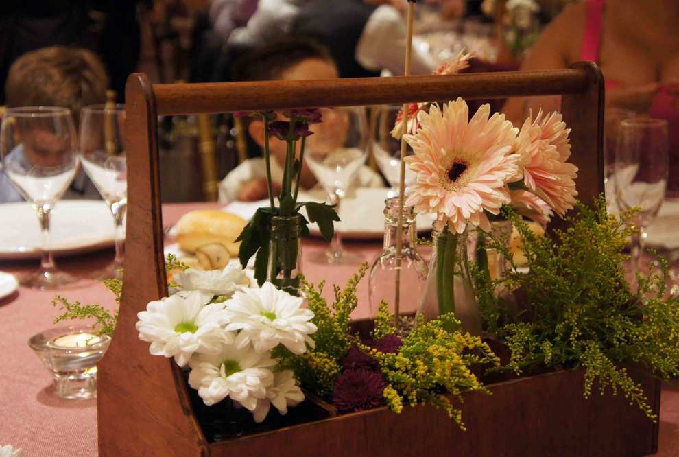 Ideas para decoración de bodas: centros de mesa y algo más