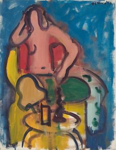 Seated Nude with Green Pants. 1970. DC Moore Gallery