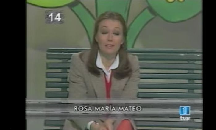 Las caras del telediario ROSA MARÍA MATEO