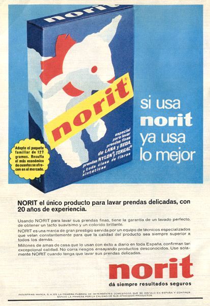 Anuncio del detergente Norit