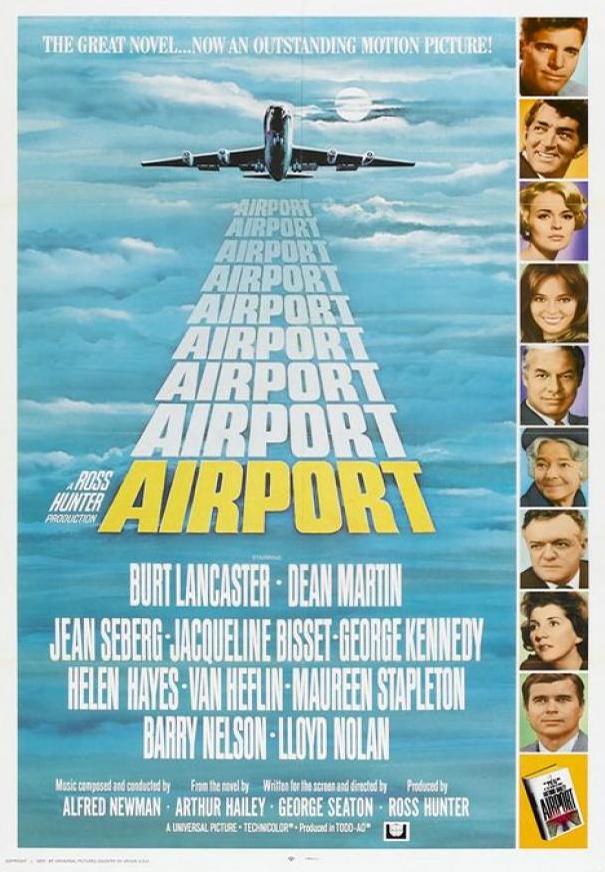 Película Aeropuerto 1970.