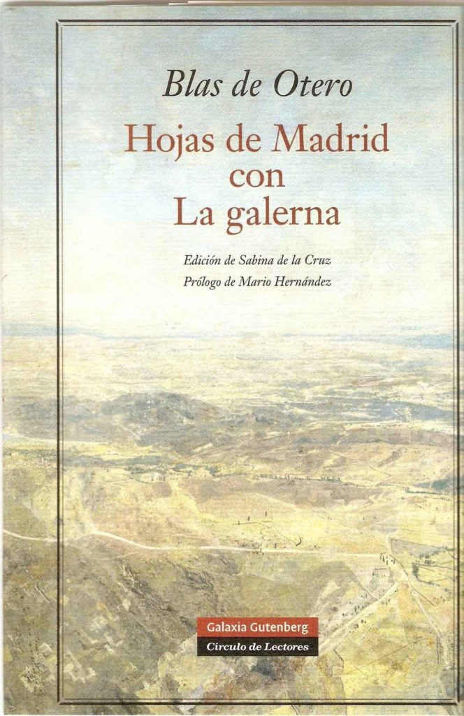 Hojas de Madrid con La galerna,