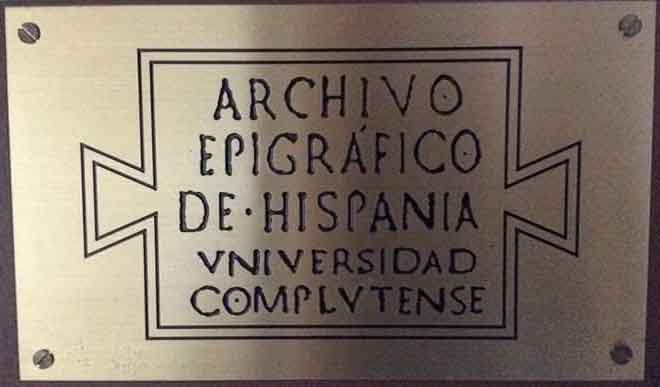 El Archivo Epigráfico de Hispania