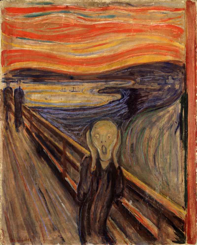 Mirar un cuadro El grito de Munch