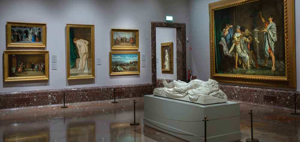 Eduardo Rosales en el Museo del Prado de Madrid